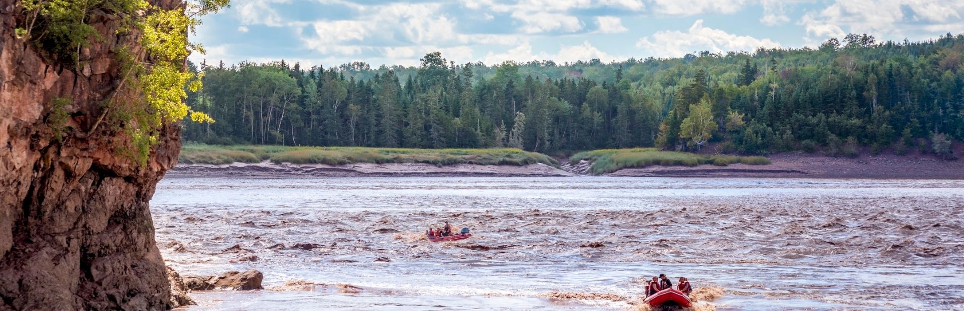 Gezeitenwechsel in Kanada
