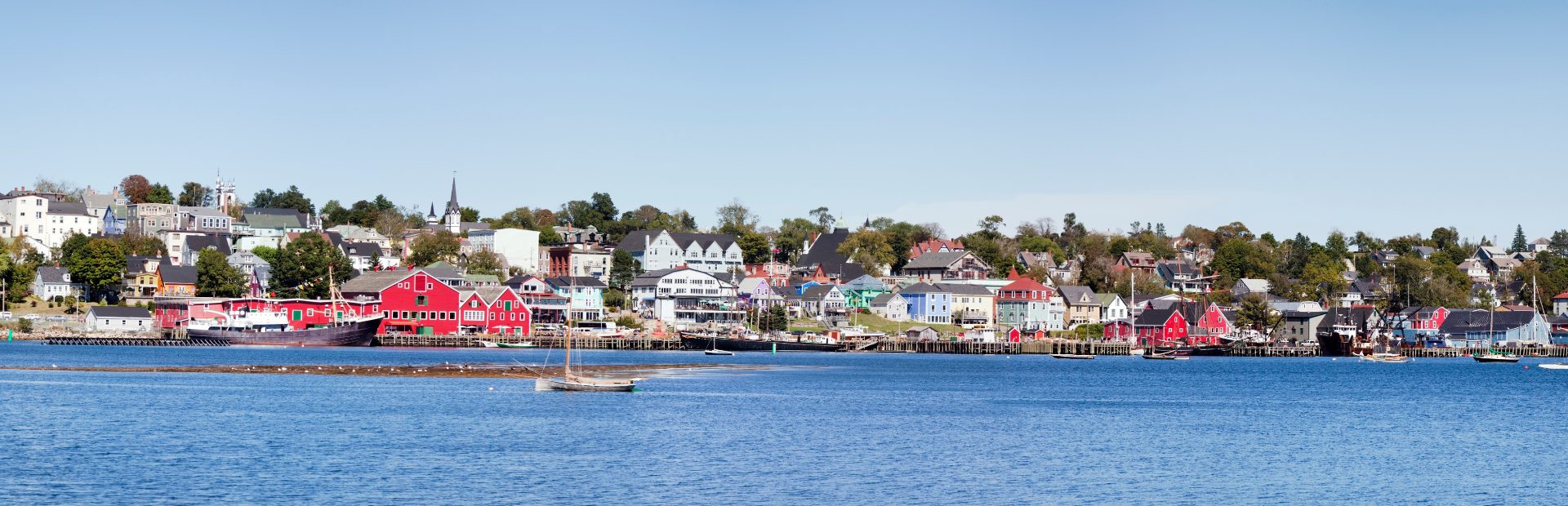 Blick auf Lunenburg in Kanada