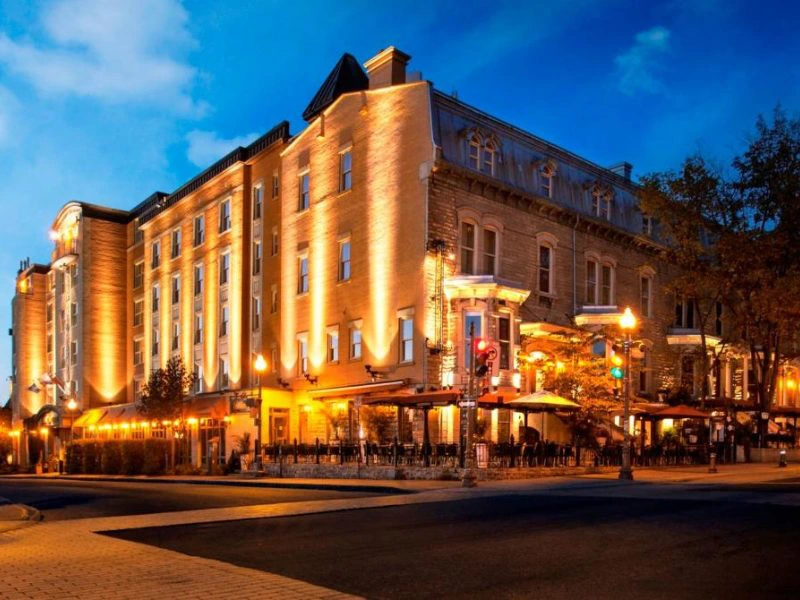 Unterkunft von außen in Quebec, Kanada