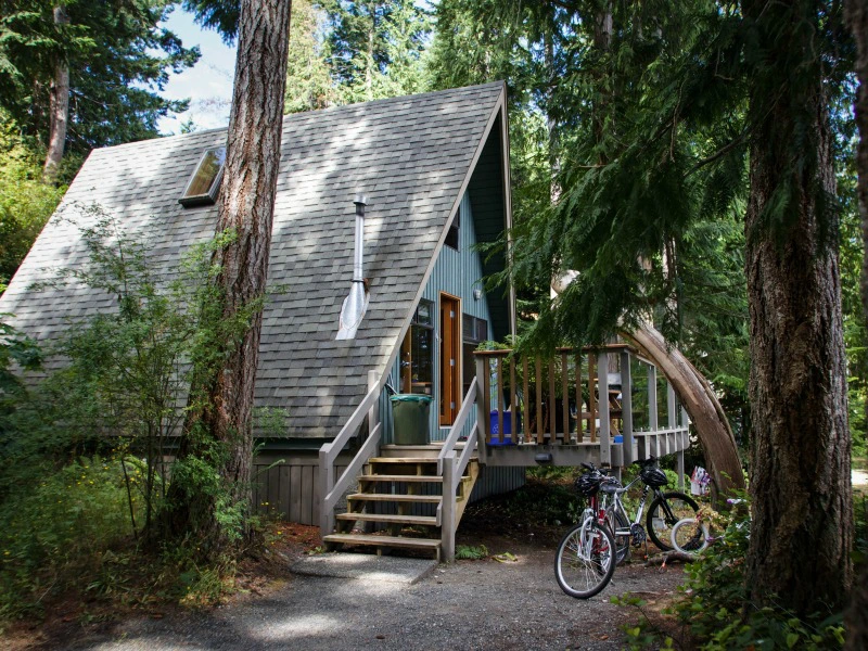 Haus auf Quadra Island, Kanada