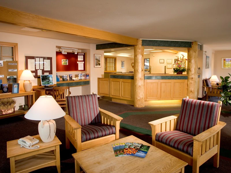 Lobby Budget Hotel Jasper Kanada