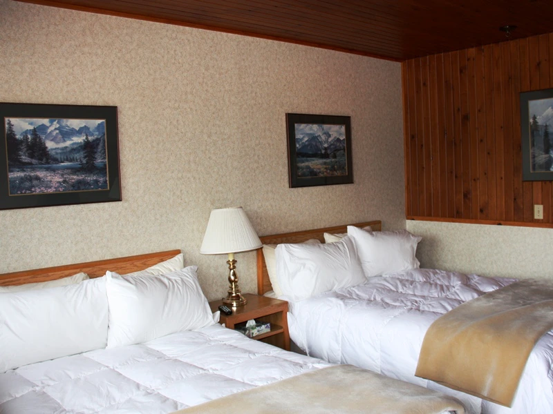 Zimmer im Motel am Icefields Parkway Kanada