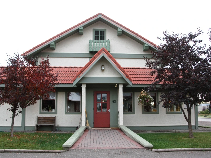 Außenansicht der Unterkunft in Smithers in Kanada