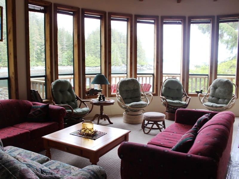 Lounge Hotel Telegraph Cove in Kanada