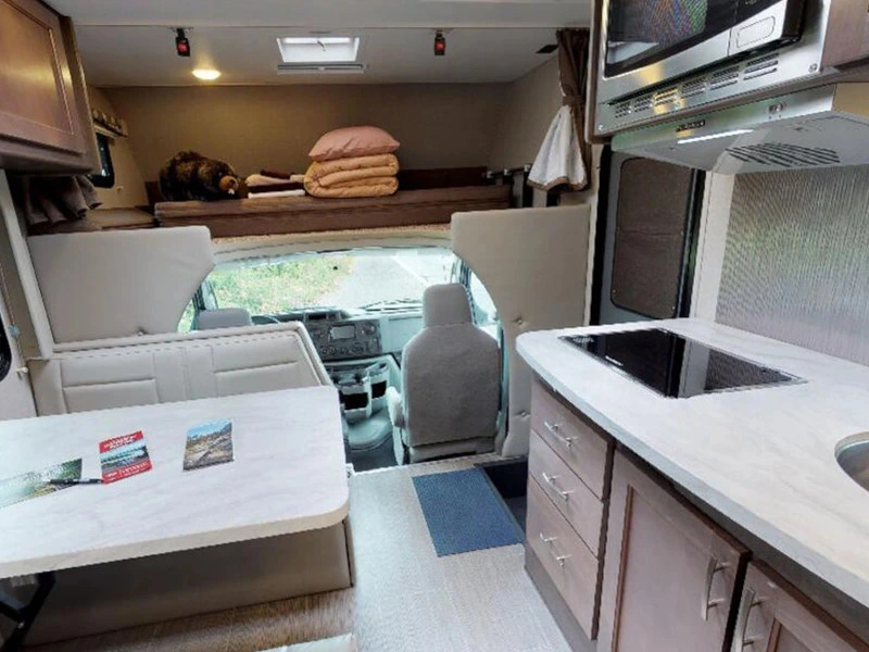 Innenansicht Wohnmobil in Kanada