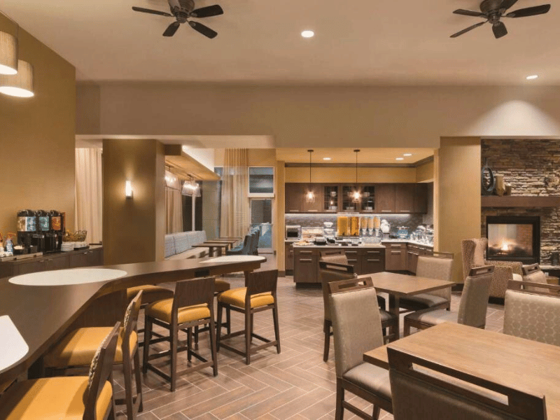 Frühstücksraum im Hotel in Calgary, Kanada