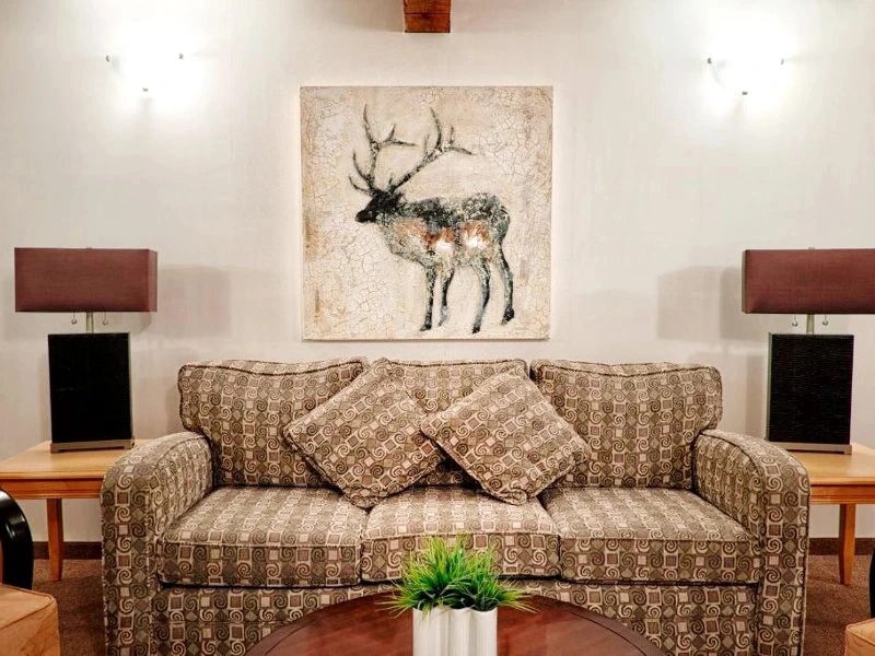 Gemütliches Sofa im Hotel in Lunenburg in Kanada