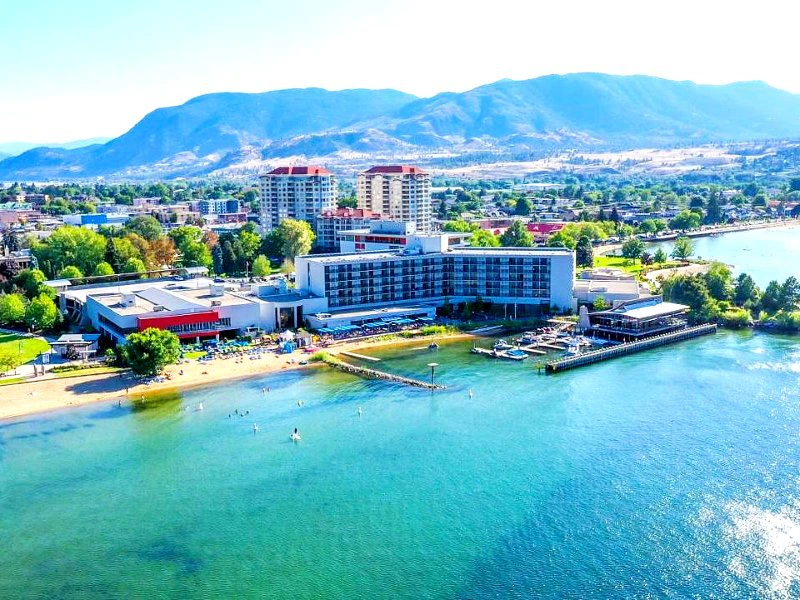 Blick auf das Resort im Okanagan Valley, Kanada