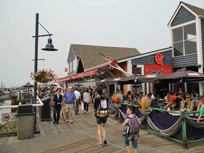 Am Hafen von Vancouver, Kanada