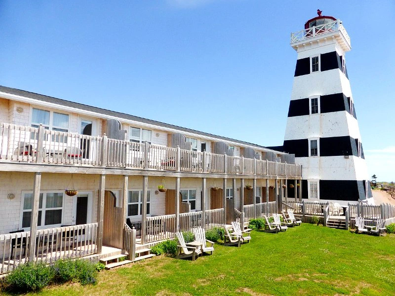 Unterkunft am Leuchtturm auf Prince Edward Island, Kanada