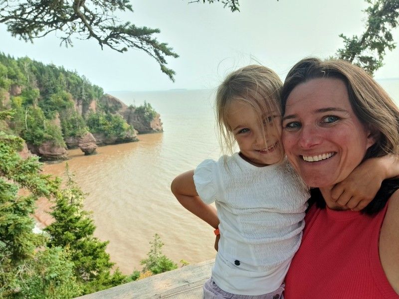 Kanada Familienreise Freier tag in Alma