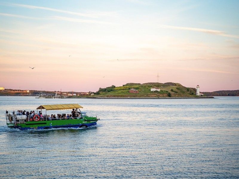 Kanada Familienreise Halifax Fährenüberfahrt Harbor Hopper