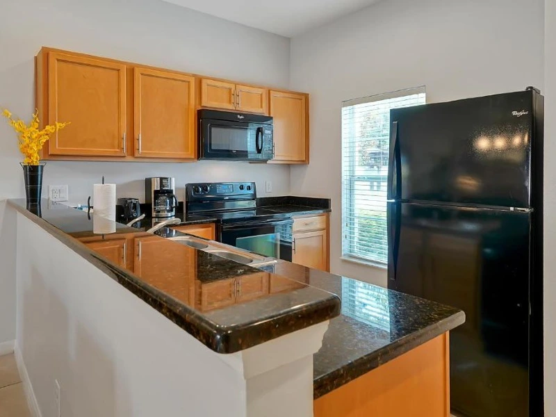 Küche im Ferienhaus