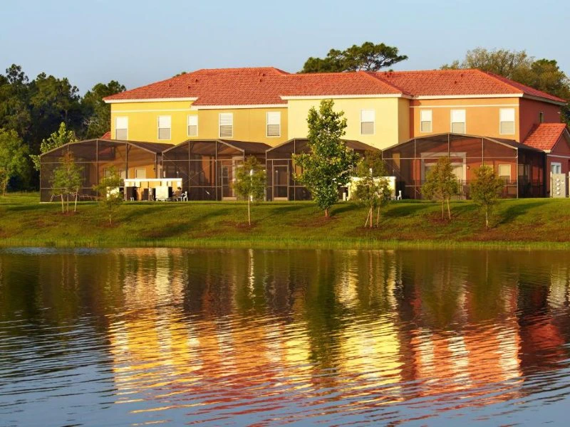 Blick auf das Ferienhaus in Orlando