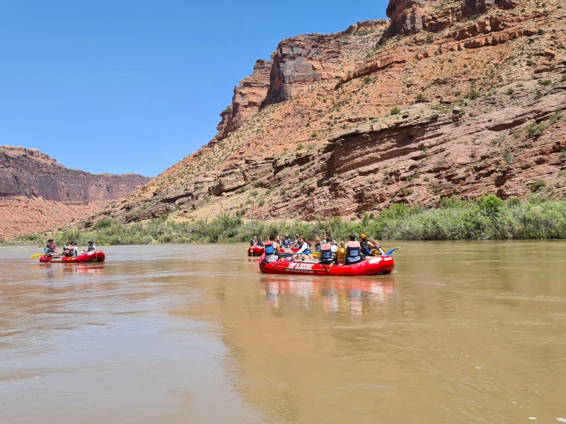 Rafting Gruppe, Moab Colorado River