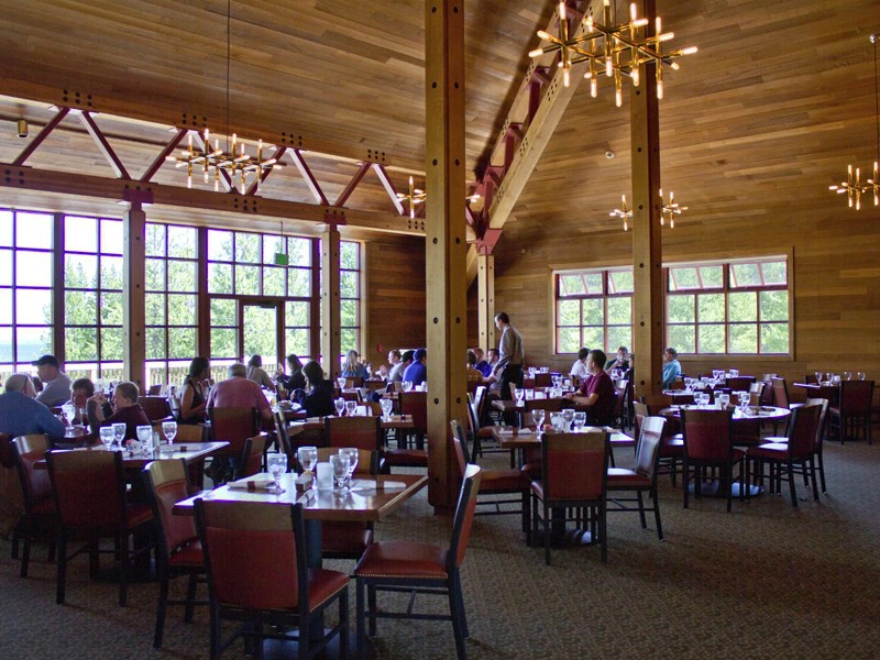 Hotelrestaurant im Yellowstone