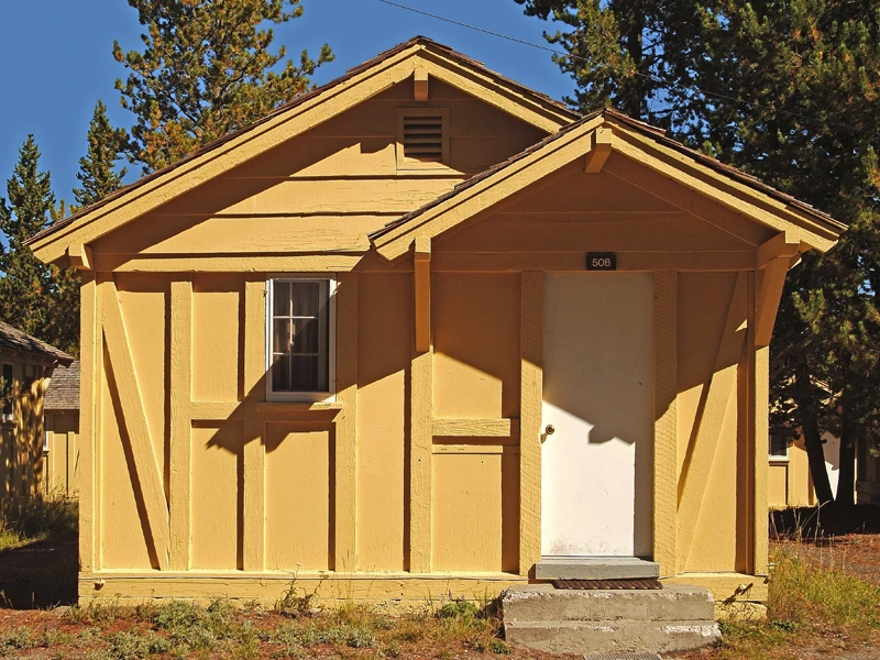 Eine Cabin im Yellowstone Nationalpark