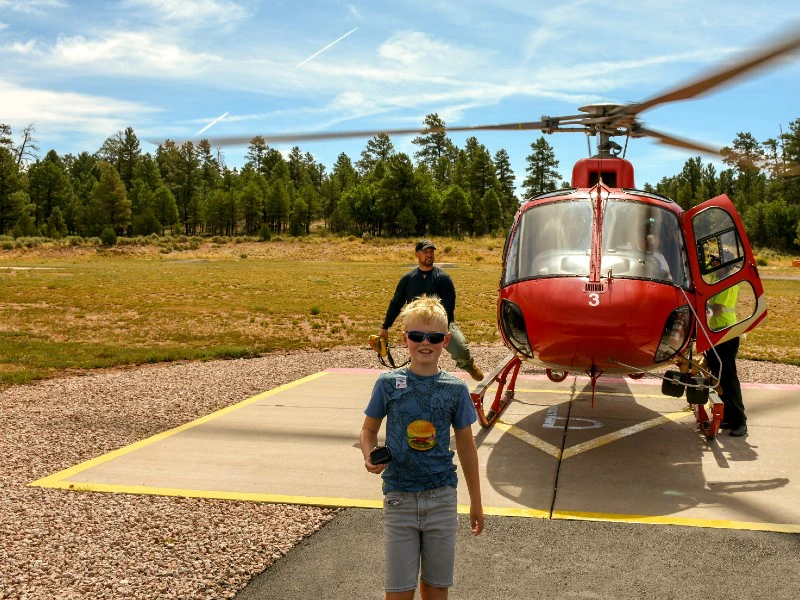 Helikopter am Grand Canyon