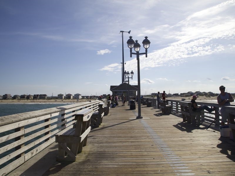 Pier auf den Outer Banks