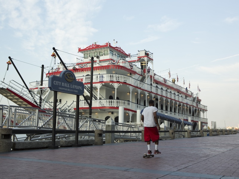 Promenade in Savannah, Georgia