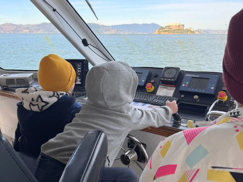 Fährüberfahrt nach Alcatraz in San Francisco, USA