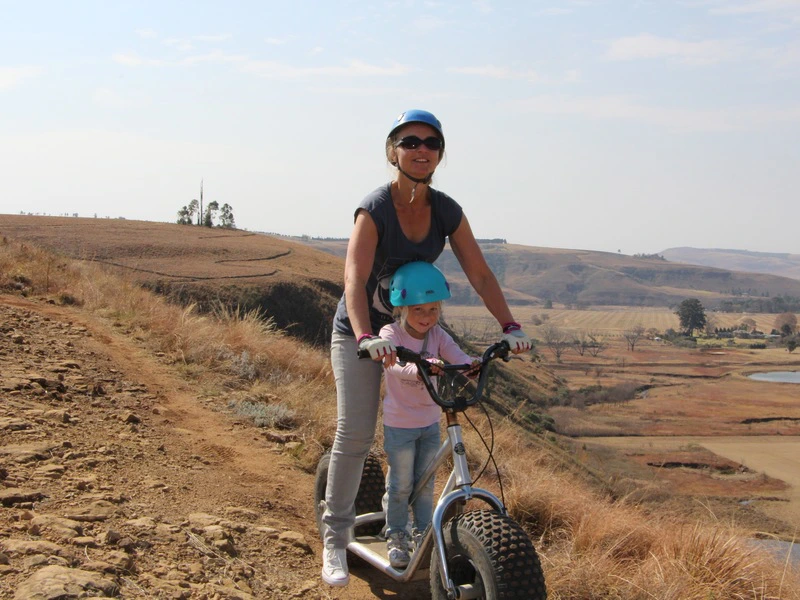 Drakensberge Südafrika Rollertour