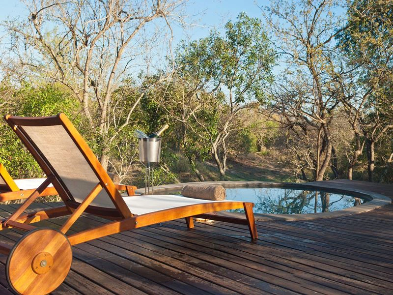 Pool Familienhotel Hoedspruit Südafrika