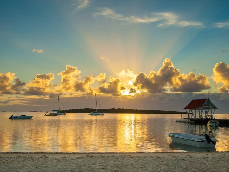 Sonnenuntergang Mauritius