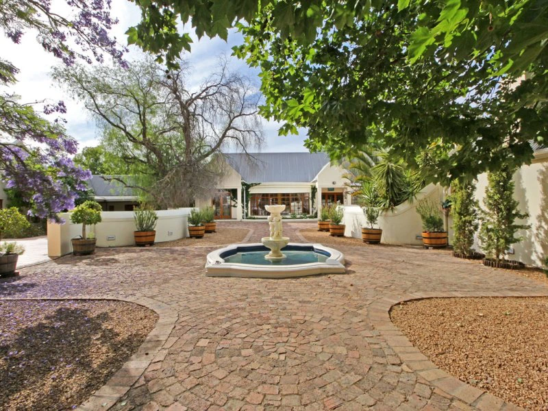 Innenhof Hotel Stellenbosch Südafrika
