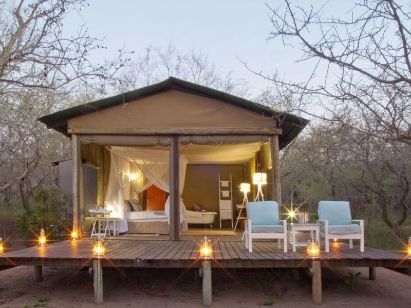 Zelt Hotel Hoedspruit Südafrika