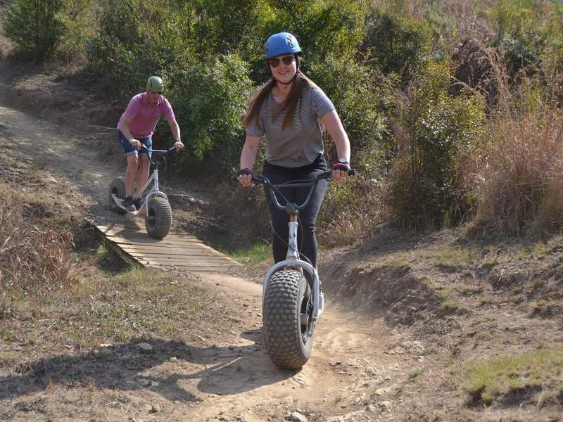 Drakensberge Südafrika Rollertour