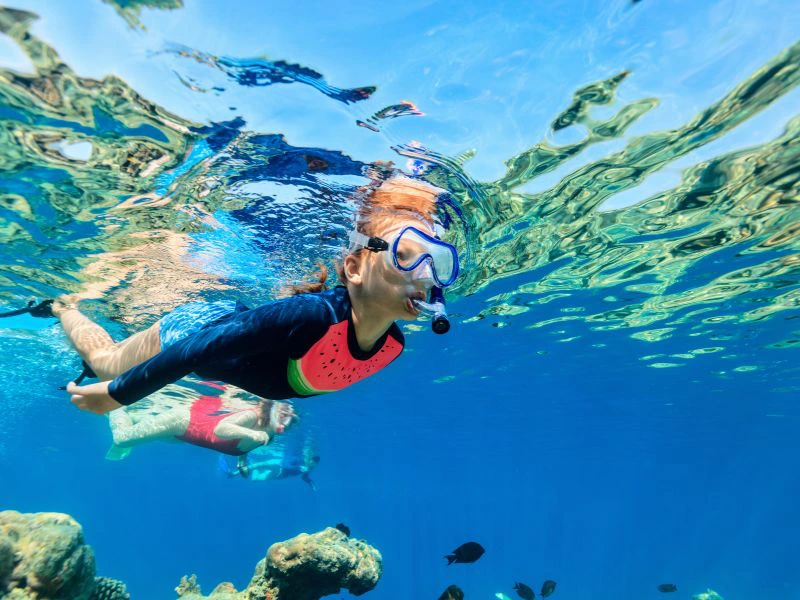 Schnorcheln mit der Familie