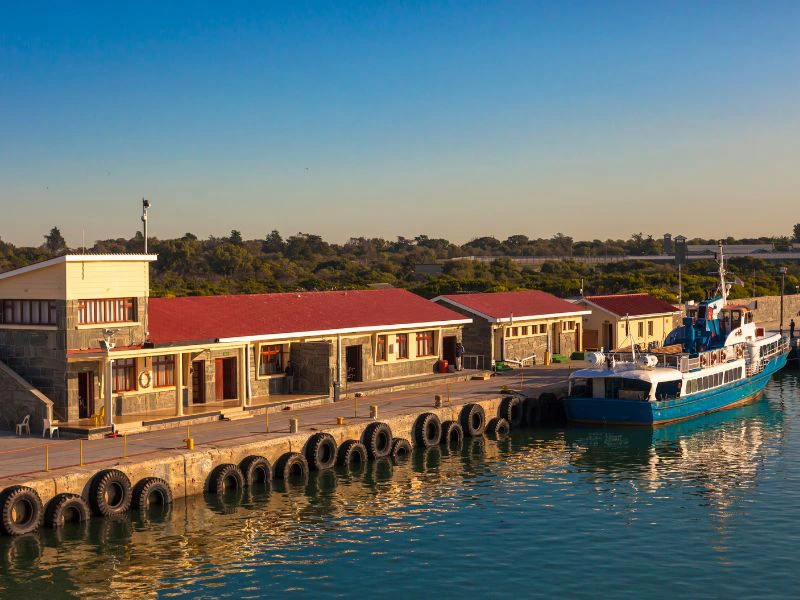 Gefängnisinsel Robben Island in Südafrika