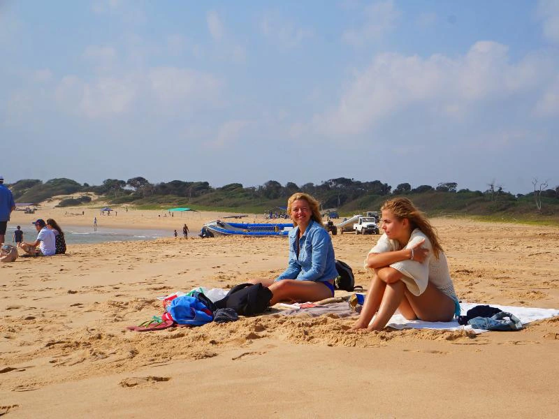 Strand von Sodwana Bay Südafrika