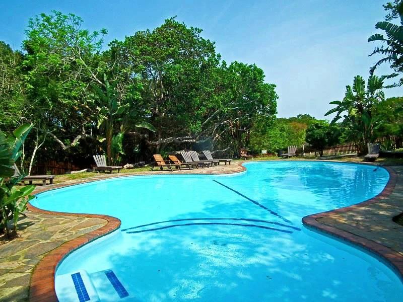 Südafrika Poolbereich Ihrer Unterkunft in der Sodwana-Bucht
