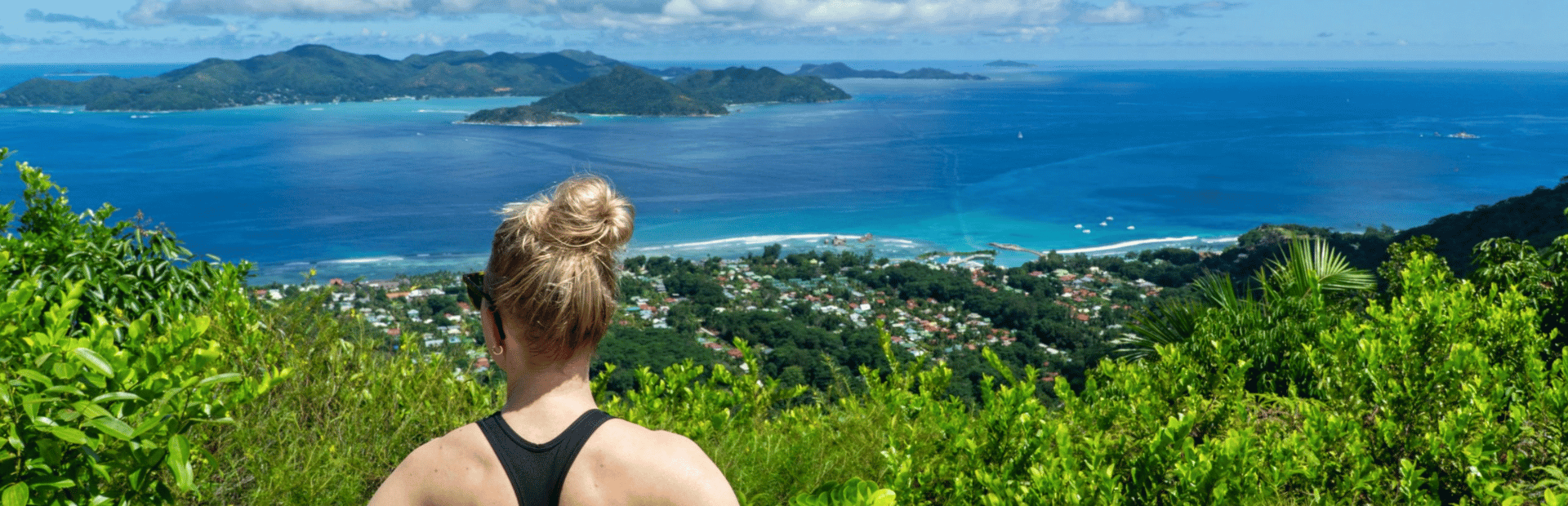 Seychellen La Digue Ausblick
