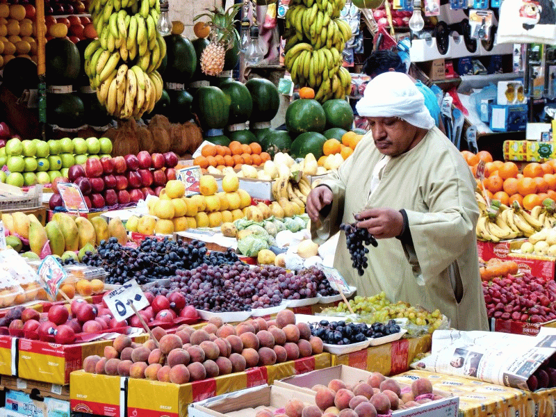 Markttreiben in Kairo in Ägypten