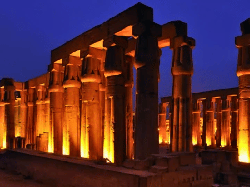 Sound and Light Show Philae Tempel Assuan Ägypten