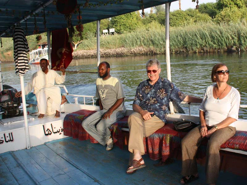 Bootstour zu einem nubischen Dorf in Assuan