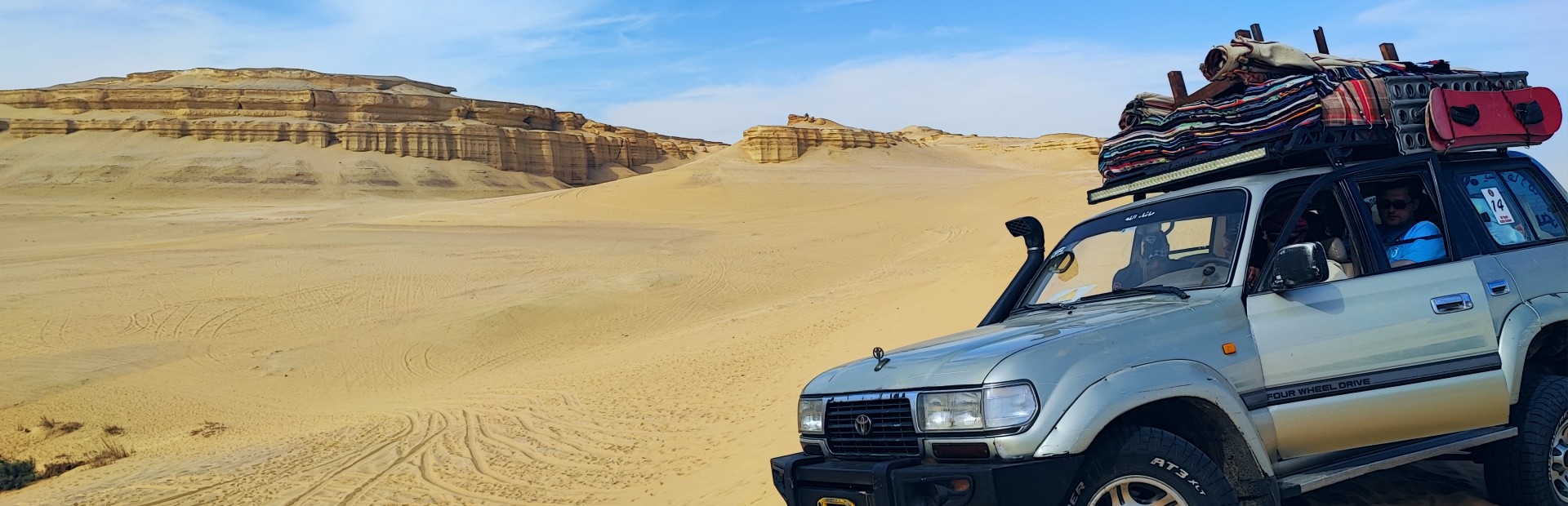 Übernachten in der Wüste in Ägypten