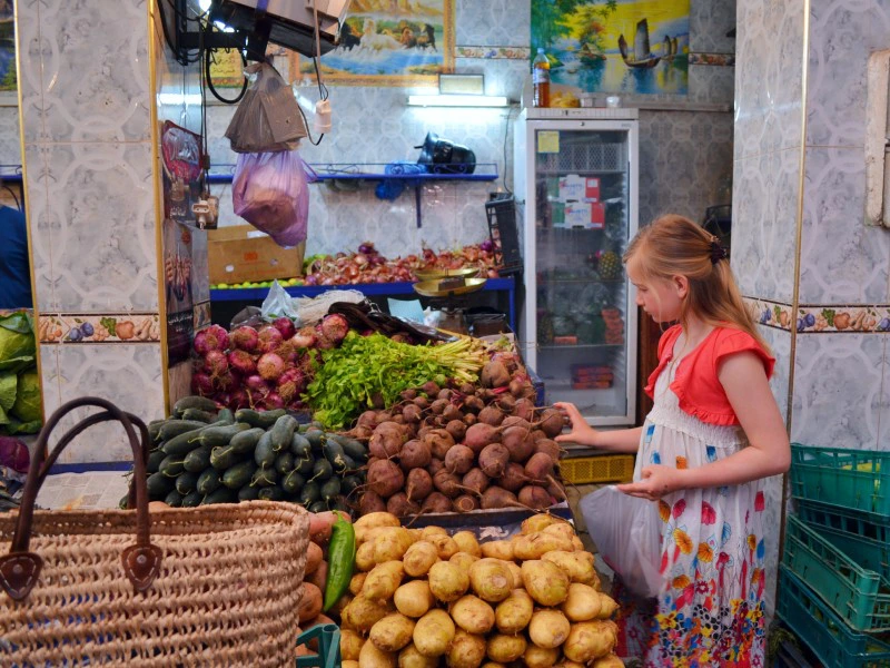 Markteinkauf Ägypten