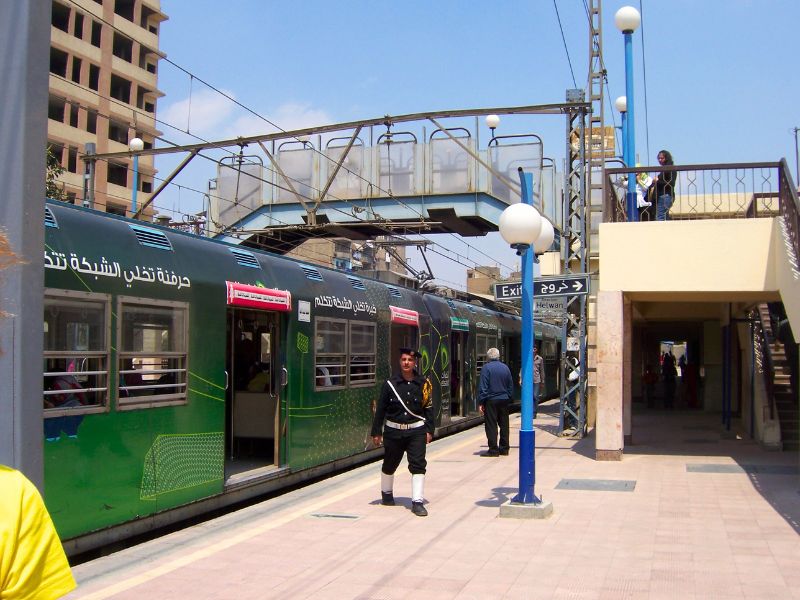 Zugstation in Ägypten