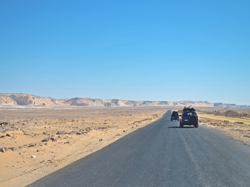 Auf den Straßen Ägyptens unterwegs