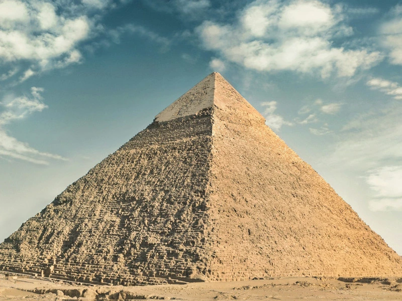 Die Chephren Pyramide in Ägypten