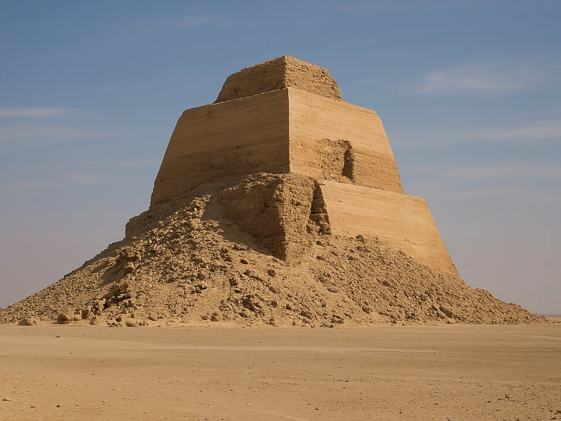 Die Meidum-Pyramide in Ägypten