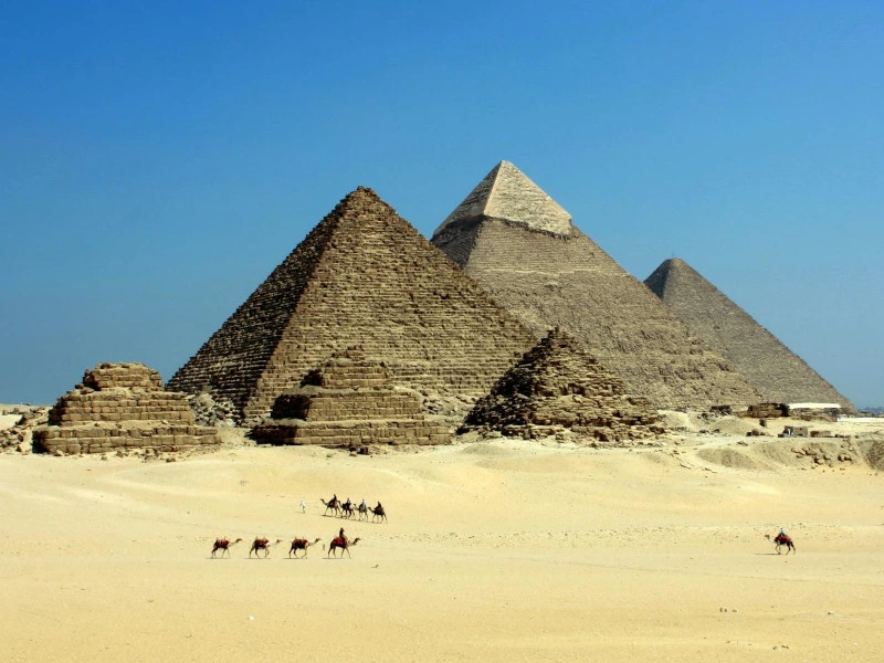 Die Mykerinos Pyramide von Gizeh