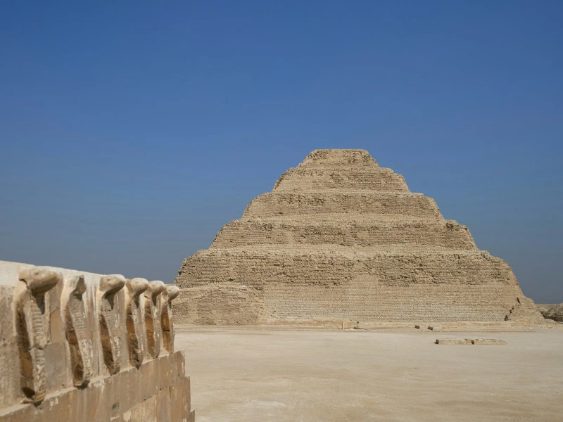 Die Stufenpyramide von Djoser in Ägypten