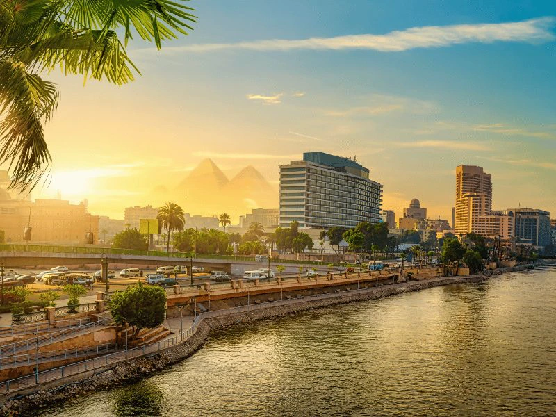 Blick auf den Nil in Kairo