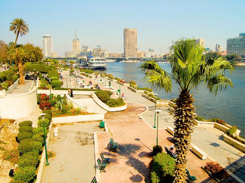 Promenade in Kairo Ägypten