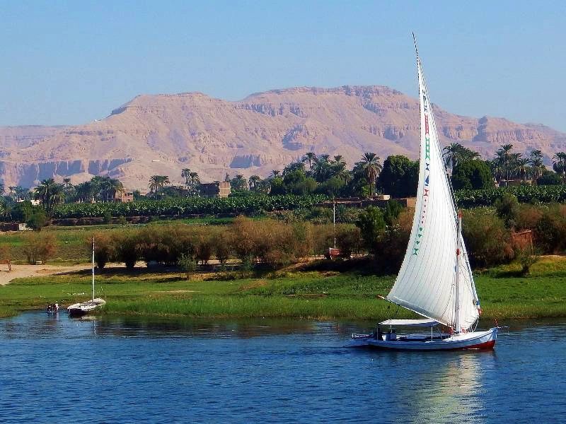 Segelboot in Ägypten